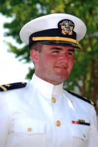 Whitney Macaulay, grandson of Becky Nazarenus, graduate of the Naval Academy.