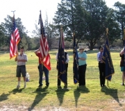 Flag Ceremony Old Cemetery